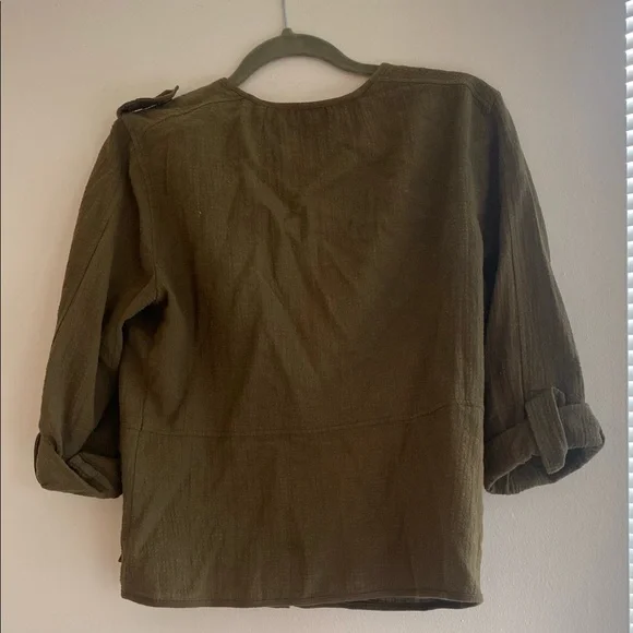 Sanctuary x Anthro Army Green Military Inspired Jacket- Size Small - Picture 4 of 8